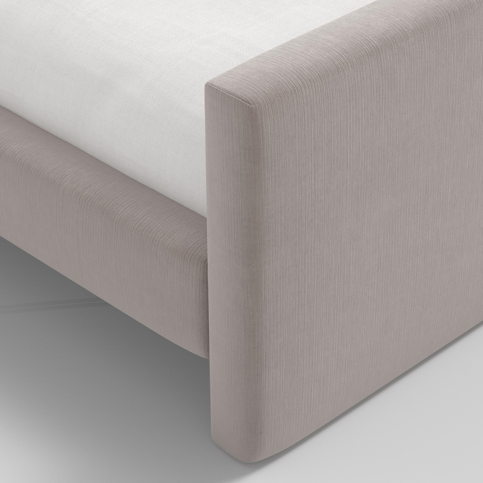 Upholstered Bed, Twin, Steel Performance Velvet