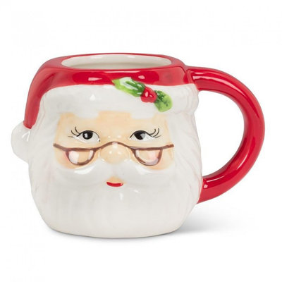 Small Santa With Glasses Mug