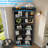 70.9" H Corner Bookcase, 6-tier Bookcase With Storage, Corner Bookcases With Baffles Etagere Shelf For Living Room Home Office Bedroom-1295748188