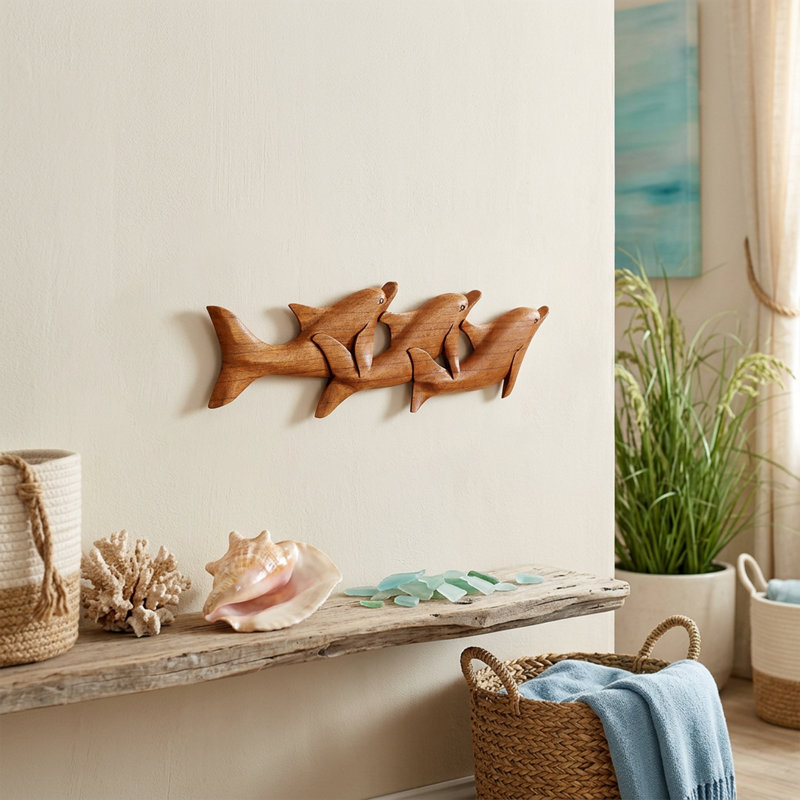Handmade Coastal Wall Decor on Solid Wood