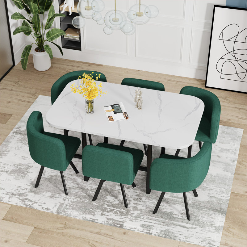 Ensemble de table de salle à manger 7 pièces