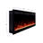 Vibrance 42" Recessed or Wall Mounted Electric Fireplace Heater, Multi-Flame Colors, Voice Assistant Compatible - Crystals Only-116467326-102270339