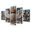 Armoiries majestueuses «Old England Embleem I», ensemble d'art mural sur toile armée