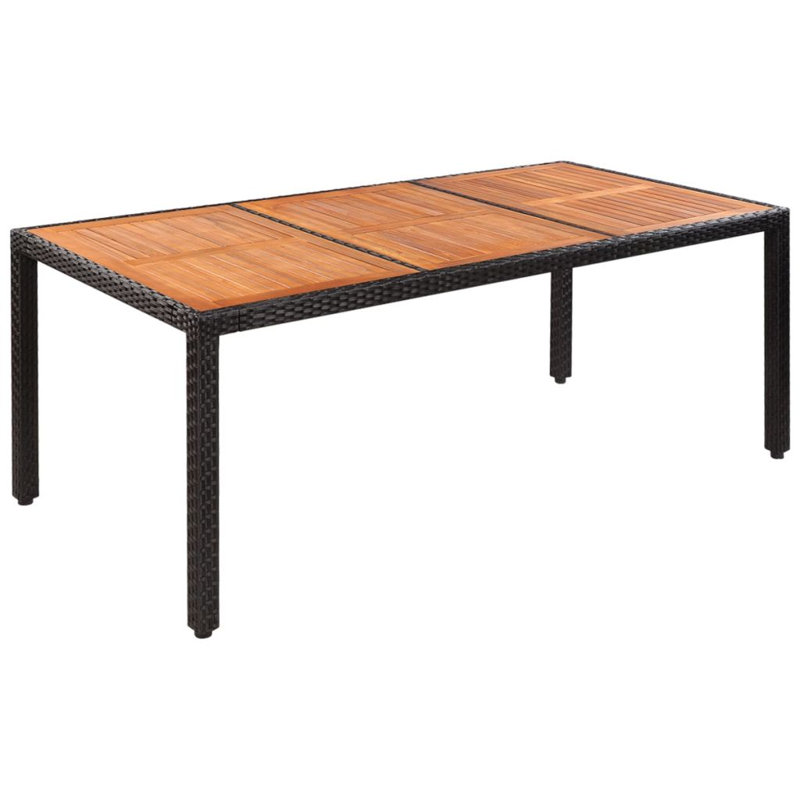 Sedbergh Rectangular Solid Wood Outdoor Dining Table 90 cm D, 190cm L x 90cm W