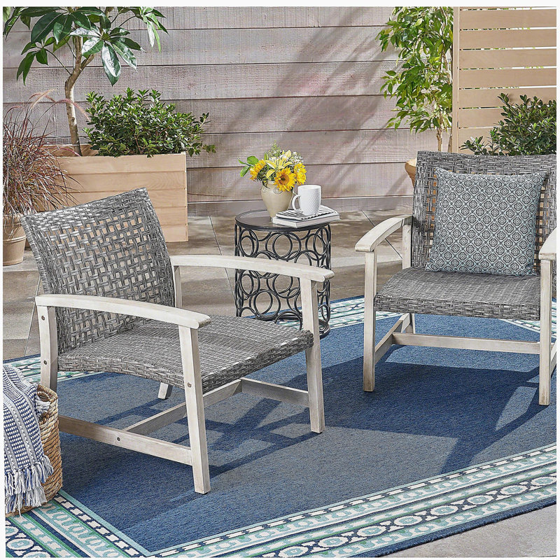 Chaise club, ensemble de 2, Blanc