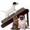 PETMAKER Foldable Wooden Pet Ramp - Portable and Lightweight Dog Ramp for Beds, Couches, and Vehicles - 30.5” x 15” x 18”