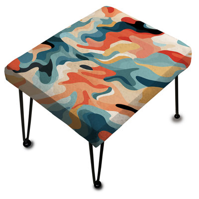 Repose-pieds vert et orange Nomad Camo Elegance - Camouflage