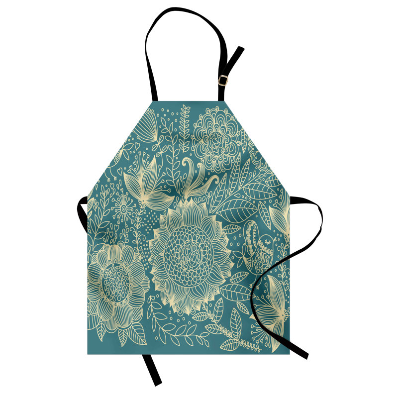 Floral Bib Apron