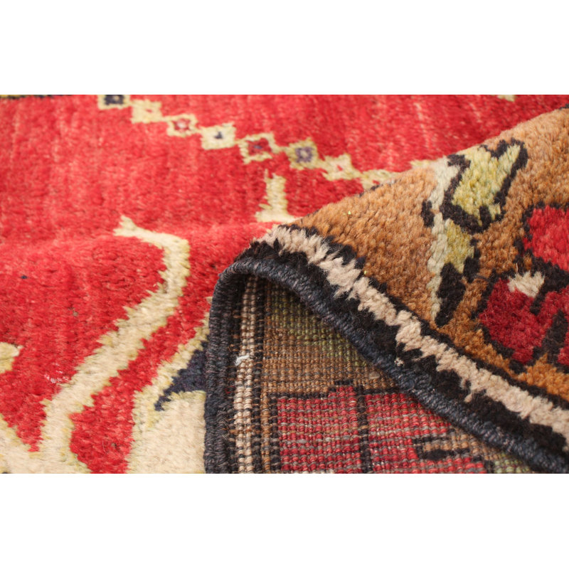 Tapis de couloir en Tapis décoratif laine noué à la main de conception unique 4 pi 9 po x 11 pi 4 po Destinei