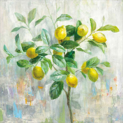 «Lemon Branch» par Danhui Nai, art mural sur toile