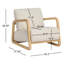 Chaise avec accoudoirs carrés Hanabury