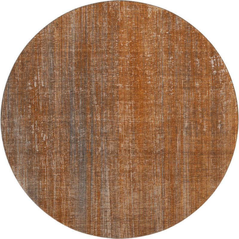 Cerrito Area Rug with Non-Slip Backing, Round 8'