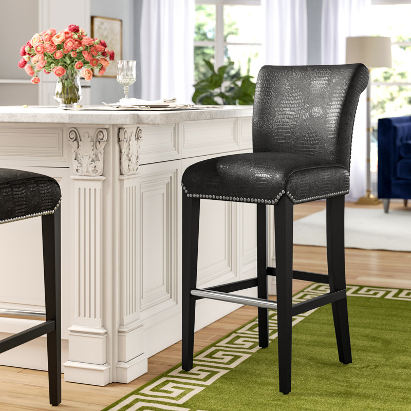 Tabouret Aleshia, Tabouret de bar (hauteur du siège de 30,5 po)
