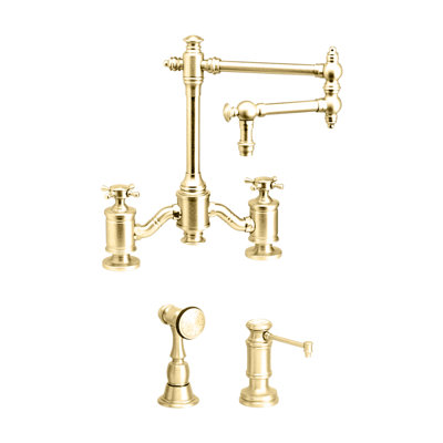 Towson Bridge Faucet - 12" Articulated Spout