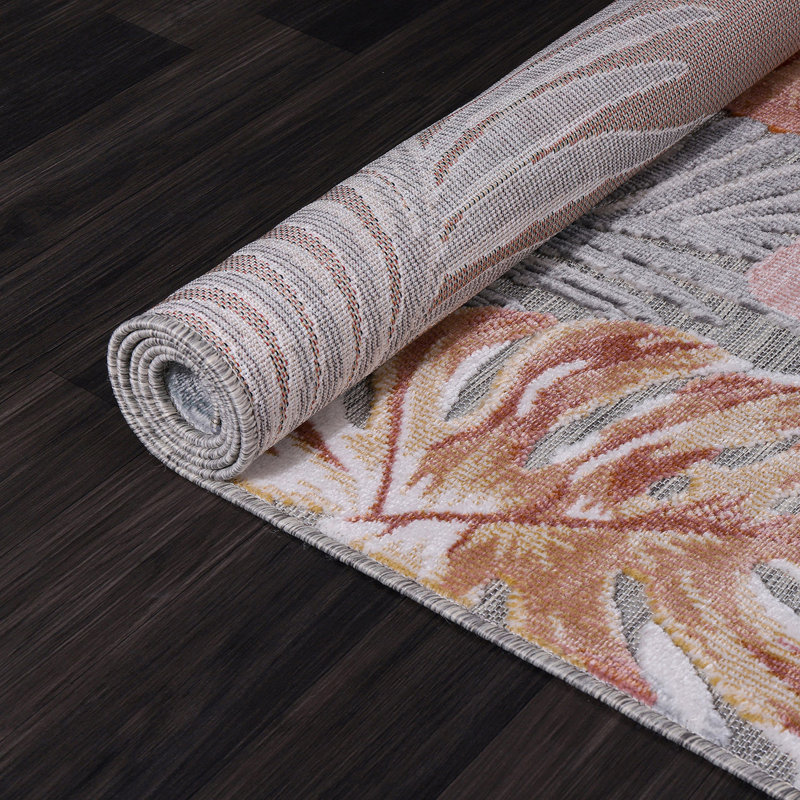 Tapis intérieur / extérieur gris / brun, Tapis de couloir 2 pi 2 po x 10 pi