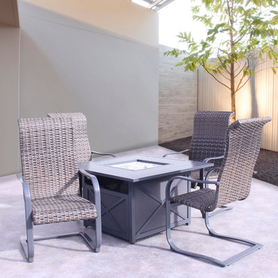 Tieler 4 - Person Patio Conversation Set