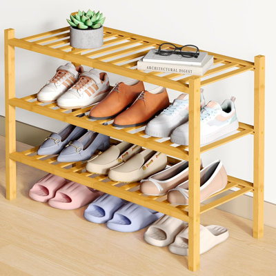 3 Tier Bamboo Shoe Rack