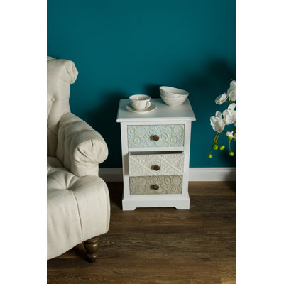 Glazer Side Table with Storage