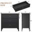 Commode 3 tiroirs Amberrae (ensemble de 2)-117191832