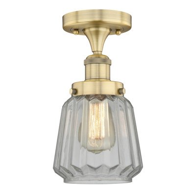 Kemmel Glass Semi Flush Mount