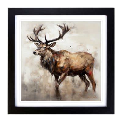 Stag No.1 - Framed Print