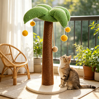 Grattoir à griffes tropical en sisal