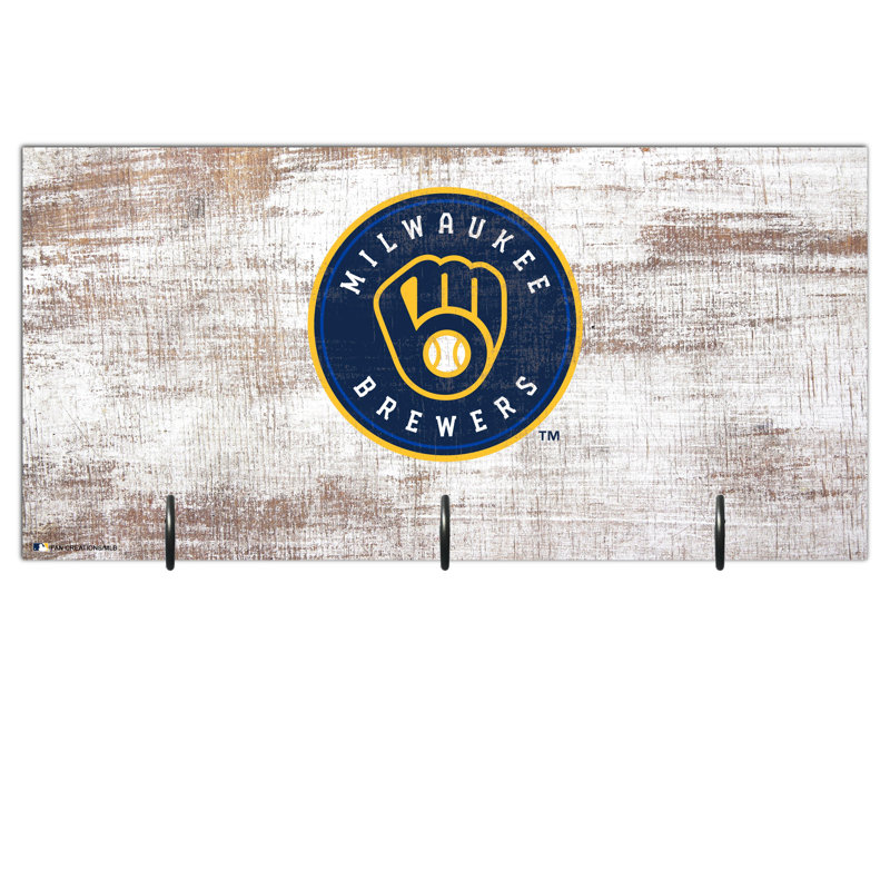 3 - Hook Wall Mounted Coat Rack, Brewers