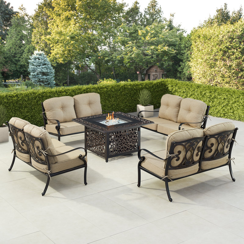 Gutierrez Outdoor 5 - Piece Conversation Set