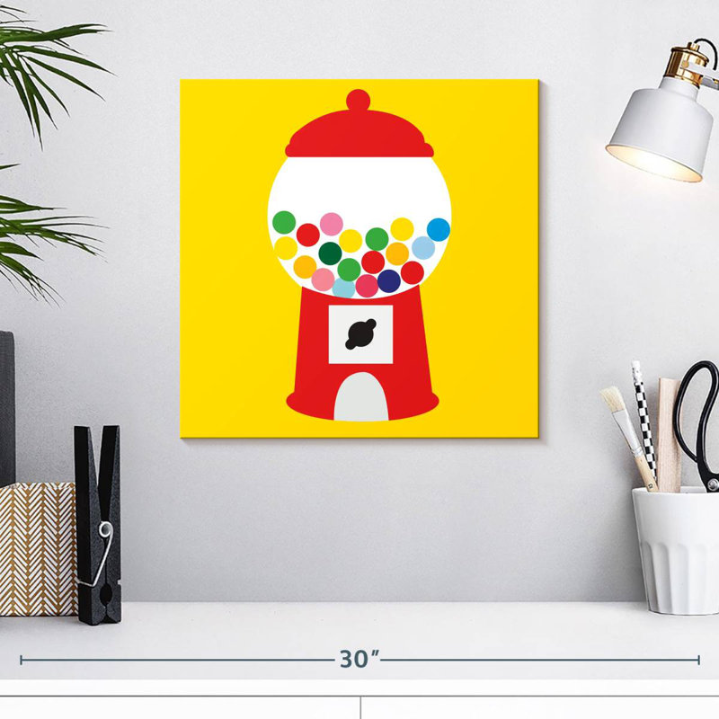 Ashelle Gumball Machine, 16" H x 16" W
