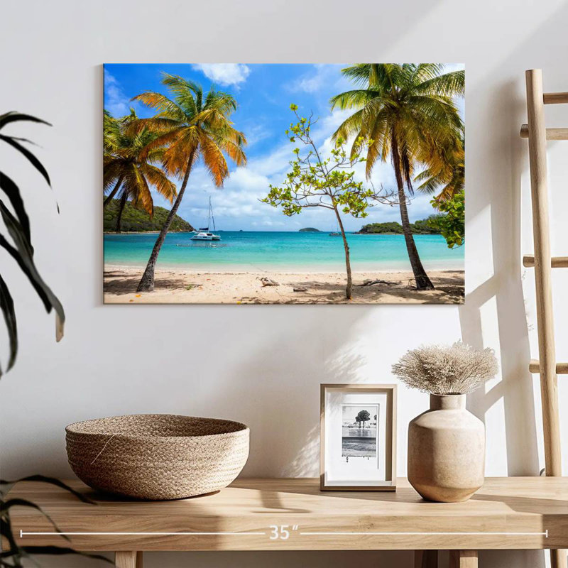 Gillard Mayreau Island Beach, 16" H x 24" W