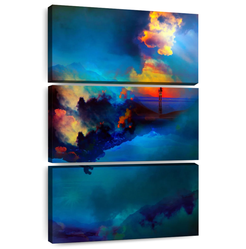 Kelan Time Keepers, 65" H x 42" W