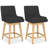 Malakeh Swivel Wood Counter & Bar Stool-186887772-186887770