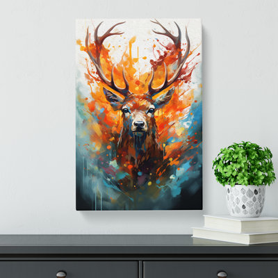 Stag Abstract - No Frame Print