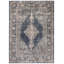 Tapis gris / ivoire / bleu clair Bijar-474006515
