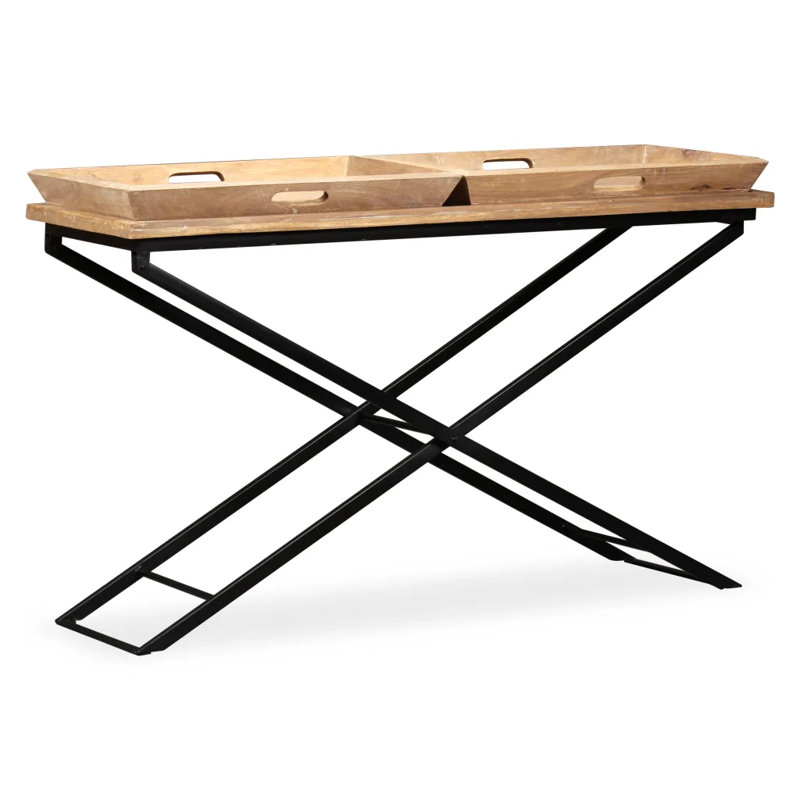 Canalou 130cm Solid Wood Console Table