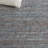 Exley Vintage Leather Hand Woven Leather/Cotton Striped Rug in Gray-2022908682