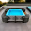 Ensemble de canapé modulaire d'extérieur pour spa en rotin (sans la piscine portable)-838233803