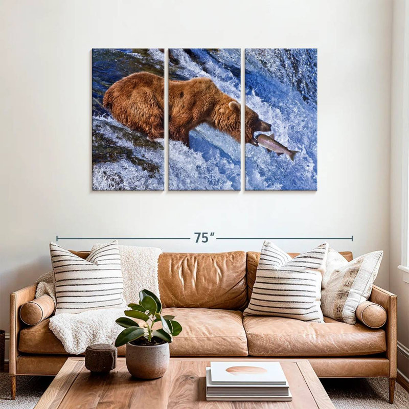 Brampt Bear Hunting, 36" H x 57" W