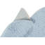 Solid Color Handmade Tufted Novelty 3'7" x 5'7" Cotton Area Rug in Blue/ Soft blue