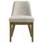 Chaise d'appoint rembourrée (ensemble de 2)