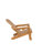 Lounge Chair Teak Wood Color, Suitable For All Seasons: Outdoor Lounge Chair, Made Of Sturdy HIPS Material, Equipped With 304 Stainless Steel Accessories.-730299119