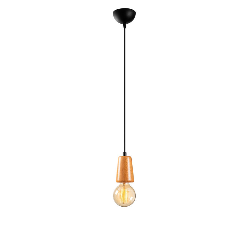 1 - Light Black/Copper Single Pendant