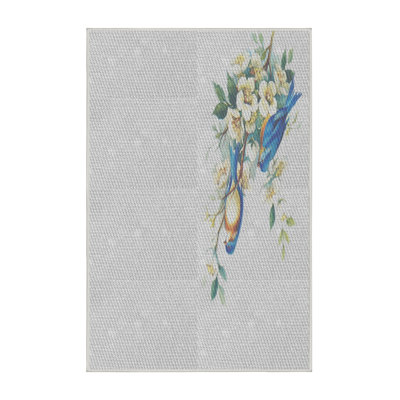 Tapis décoratif à pois rameriz