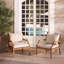 Hera Outdoor Teak Lounge Chair