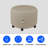 High Density Multipurpose Waterproof Round Ottoman Deck Box Cover, Outdoor Round Storage Box Bench Cover-830083509