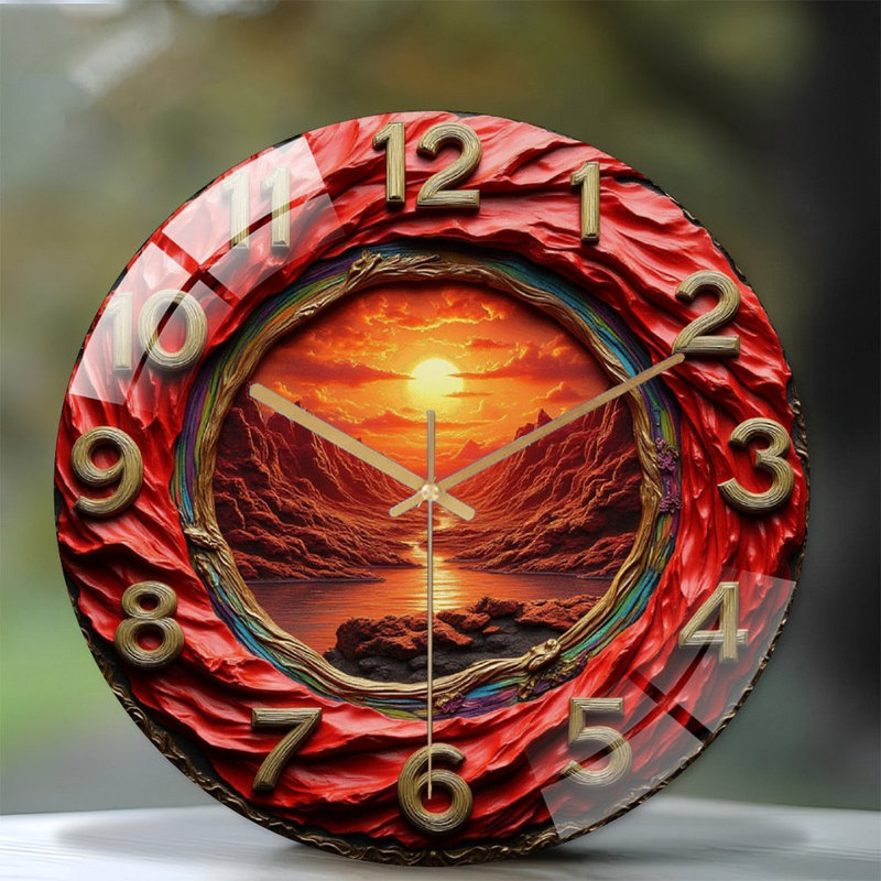 Horloge murale 12 po