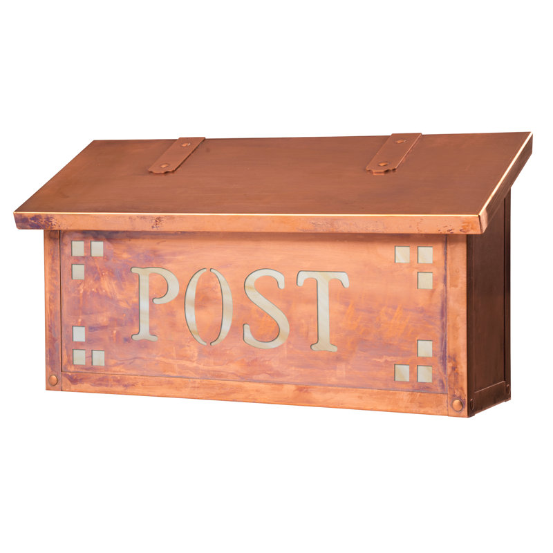 Boîte aux lettres murale Pasadena, Miel, Vieux sou