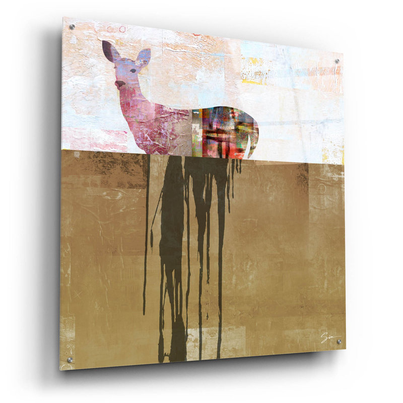 Sur impression plastique / acrylique, H 36 po x l 36 po x P 0,2 po