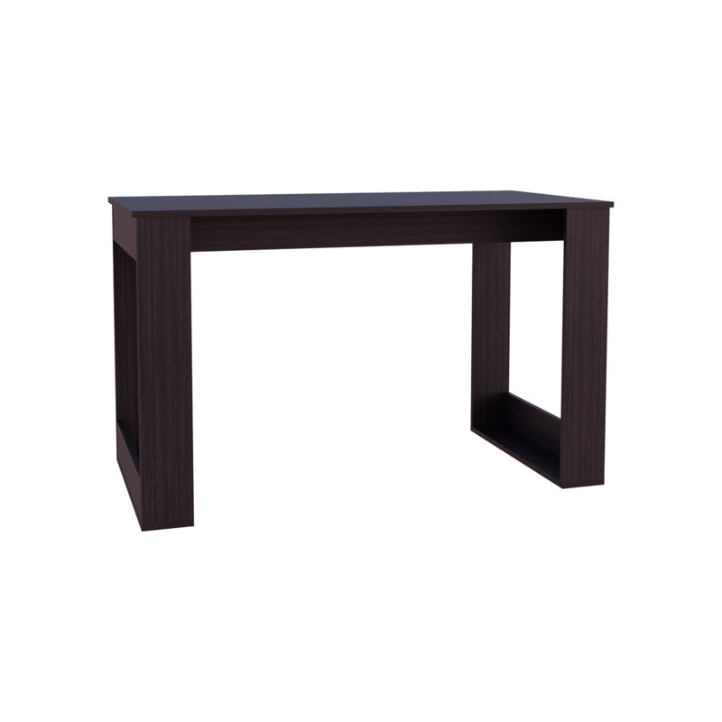 Writing Desk, Home Office, Home Computer Desk, Black, 28.7" H x 23.6" W x 47.2" D