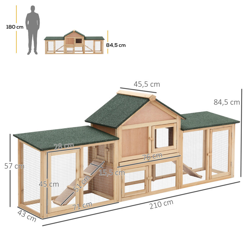 Dorian Weather Resistant Rabbit Hutch